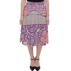 Ramen Kawaii Aesthetic Pink Classic Midi Skirt by Bangk1t