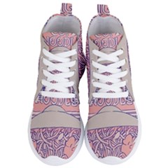 Ramen Kawaii Aesthetic Pink Women s Lightweight High Top Sneakers by Bangk1t