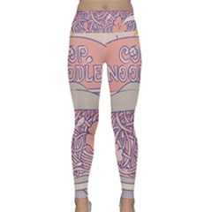 Ramen Kawaii Aesthetic Pink Lightweight Velour Classic Yoga Leggings by Bangk1t