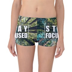 Stay Focused Focus Success Inspiration Motivational Boyleg Bikini Bottoms by Bangk1t