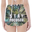 Stay Focused Focus Success Inspiration Motivational High-Waisted Bikini Bottoms View2