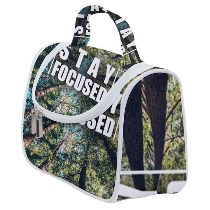 Stay Focused Focus Success Inspiration Motivational Satchel Handbag