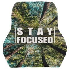 Stay Focused Focus Success Inspiration Motivational Car Seat Back Cushion  by Bangk1t