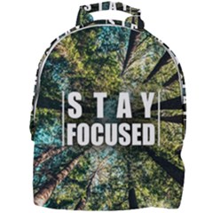 Stay Focused Focus Success Inspiration Motivational Mini Full Print Backpack by Bangk1t