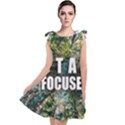 Stay Focused Focus Success Inspiration Motivational Tie Up Tunic Dress View1