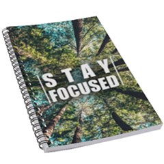 Stay Focused Focus Success Inspiration Motivational 5 5  X 8 5  Notebook by Bangk1t