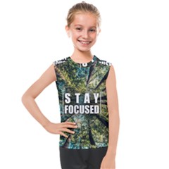 Stay Focused Focus Success Inspiration Motivational Kids  Mesh Tank Top by Bangk1t