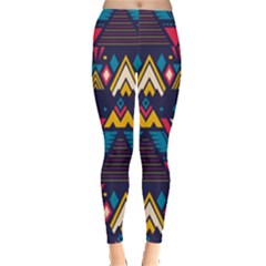 Pattern Colorful Aztec Everyday Leggings  by Ravend