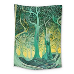 Nature Trees Forest Mystical Forest Jungle Medium Tapestry by Ravend