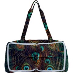 Peacock Feathers Multi Function Bag by Ravend