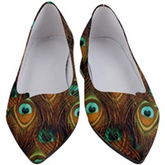 Peacock Feathers Women s Block Heels  by Ravend