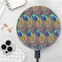 Peacock-feathers-bird-plumage Wireless Fast Charger(White) View1