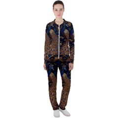 Peacock Plumage Bird Decorative Pattern Graceful Casual Jacket And Pants Set by Ravend