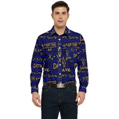 Art Pattern Design Background Graphic Men s Long Sleeve Pocket Shirt  by Ravend