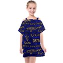 Art Pattern Design Background Graphic Kids  One Piece Chiffon Dress View1