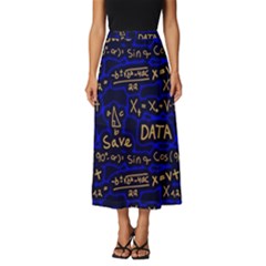 Art Pattern Design Background Graphic Classic Midi Chiffon Skirt by Ravend