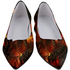 Dragon Art Fire Digital Fantasy Women s Block Heels  by Celenk