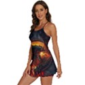 Dragon Art Fire Digital Fantasy 2-in-1 Flare Activity Dress View2