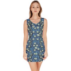 Lotus Bloom In The Calm Sea Of Beautiful Waterlilies Bodycon Dress by pepitasart