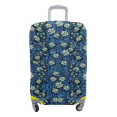 Lotus Bloom In The Calm Sea Of Beautiful Waterlilies Luggage Cover (small) by pepitasart