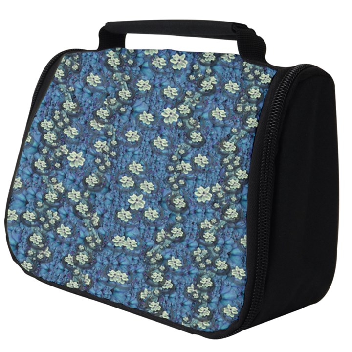 Lotus Bloom In The Calm Sea Of Beautiful Waterlilies Full Print Travel Pouch (Big)