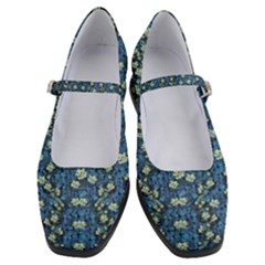 Lotus Bloom In The Calm Sea Of Beautiful Waterlilies Women s Mary Jane Shoes by pepitasart