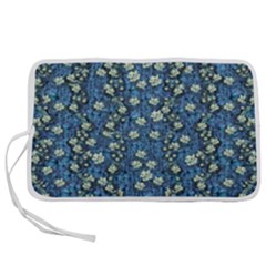 Lotus Bloom In The Calm Sea Of Beautiful Waterlilies Pen Storage Case (s) by pepitasart