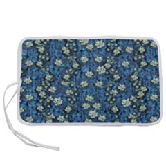 Lotus Bloom In The Calm Sea Of Beautiful Waterlilies Pen Storage Case (m) by pepitasart