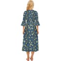 Lotus Bloom In The Calm Sea Of Beautiful Waterlilies Midsummer Wrap Dress View4