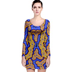 Newart2 Long Sleeve Velvet Bodycon Dress