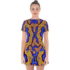 Newart2 Drop Hem Mini Chiffon Dress by hogartharts