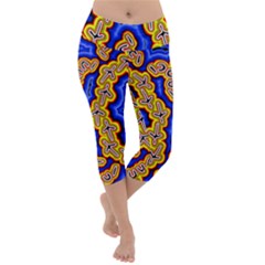 Newart2 Lightweight Velour Capri Yoga Leggings by hogartharts