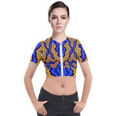 Newart2 Short Sleeve Cropped Jacket