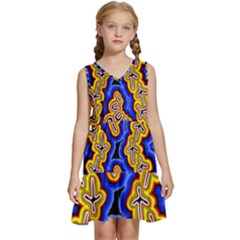 Newart2 Kids  Sleeveless Tiered Mini Dress