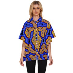 Newart2 Women s Batwing Button Up Shirt