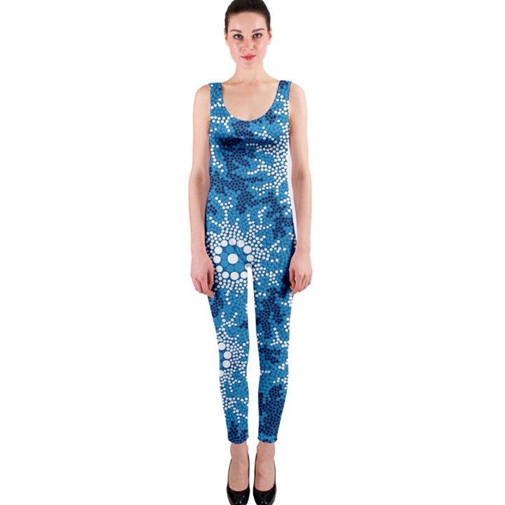 Waterhole Dreaming 90 Hogarth Arts One Piece Catsuit