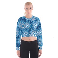 Waterhole Dreaming 90 Hogarth Arts Cropped Sweatshirt