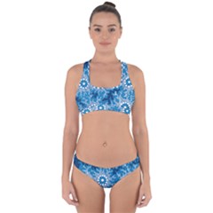 Waterhole Dreaming 90 Hogarth Arts Cross Back Hipster Bikini Set by hogartharts