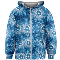 Waterhole Dreaming 90 Hogarth Arts Kids  Zipper Hoodie Without Drawstring