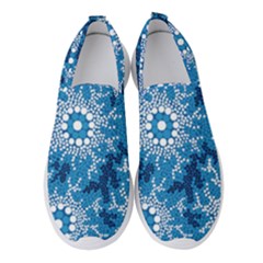 Waterhole Dreaming 90 Hogarth Arts Women s Slip On Sneakers by hogartharts