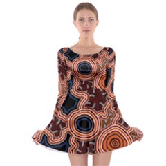 Pathways New Hogarth Arts Long Sleeve Skater Dress by hogartharts