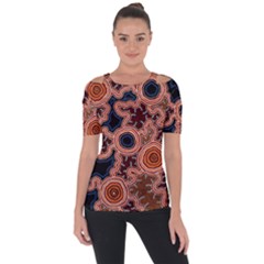 Pathways New Hogarth Arts Shoulder Cut Out Short Sleeve Top by hogartharts