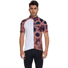 Authentic Aboriginal Art - Pathways Hogarth Arts Men s Short Sleeve Cycling Jersey by hogartharts