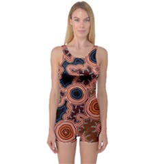 Pathways New Hogarth Arts One Piece Boyleg Swimsuit by hogartharts