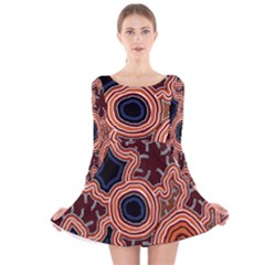 Pathways New Hogarth Arts Long Sleeve Velvet Skater Dress