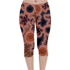 Pathways New Hogarth Arts Velvet Capri Leggings  by hogartharts