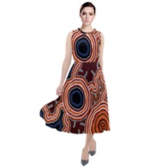 Pathways New Hogarth Arts Round Neck Boho Dress by hogartharts