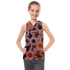 Pathways New Hogarth Arts Kids  Sleeveless Hoodie by hogartharts