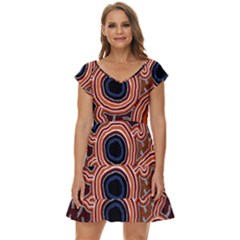 Pathways New Hogarth Arts Short Sleeve Tiered Mini Dress