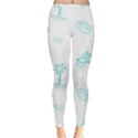 Summer Beach Seamless Pattern Inside Out Leggings View1